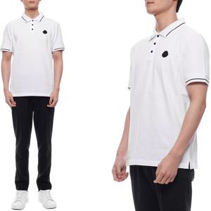 [몽클레어(패션잡화)]25SS 남성 로고 패치 폴로 반팔티셔츠 (8A00008 89A16 001 25S)