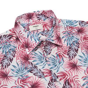 [레노마 일반핏 반소매] RPUSG1-277WN 빅 보테니컬 프린트남방 [밑단일자]