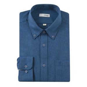 (듀퐁)24년 FW 신상 -SE4FM11LS224SBU(블루)- 일반핏 버튼다운 체크 기모 긴팔 남방