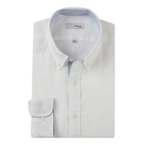 (듀퐁)25년 SS 신상 -SE5SM21LS313SWH(화이트)- 슬림핏 린넨100 버튼다운 긴팔셔츠