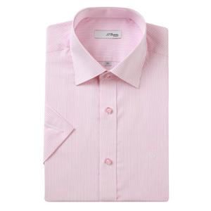 (듀퐁)25년 SS 신상 -SE5MM21HS310SPK(핑크)- 슬림핏 면100 핀스트라이프 반팔셔츠