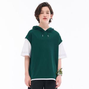 [오션스카이]남아 후드 레이어드 반팔 티셔츠-EBJB5823D0H