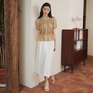 [25 S S] 잇미샤 디테처블 타이 롱스커트 ITP7ZSK800