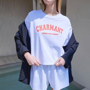 [코데즈컴바인] 프린트 크랍 반팔티셔츠 (CKB-TS514W4)