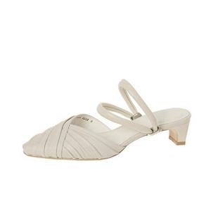 [DAKS 닥스] 여성 뮬 샌들 (굽 3CM) DLO304LA35 아이보리