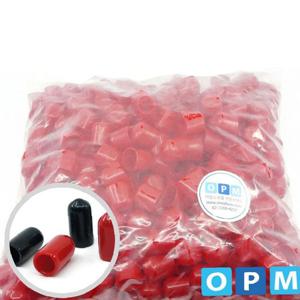 연질 앤드캡 2.5mm-(1000개/1봉) 빨강