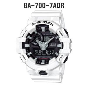 [지샥]GA-700-7ADR LIC  빅페이스 화이트 방수 캐쥬얼시계 패션시계