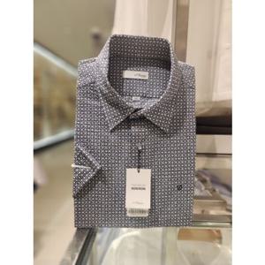 듀퐁셔츠 슬림핏 반팔 SE5MM21HS315SNY 쿨코튼 노다리미 NON IRON