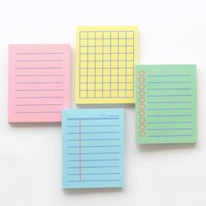 아트박스/모노라이크 메모지 볼드라인 컬러