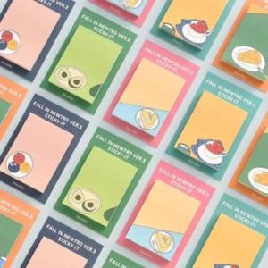 아트박스/모노라이크 폴 인 뉴트로 Ver.3  스티키 점착메모지