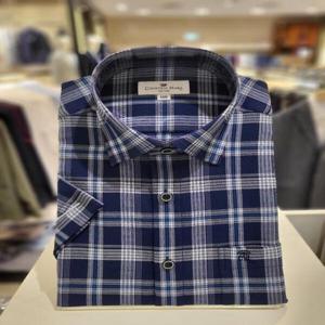 [카운테스마라] CDCY2C2203N0 시어서커 체크일반핏반팔