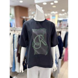 [트리아나]앞판 프린팅 여름 라운드 티셔츠 AL2WA37