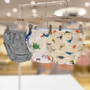 [오가닉맘] 아동 마이디노 쥬라기 미니디노 남아팬티 3종세트 (MKFUUP07S)