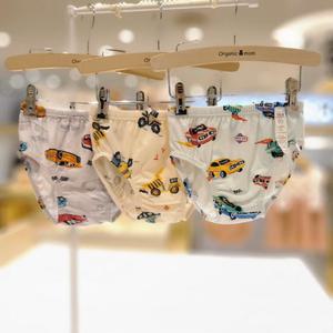 [오가닉맘] 아동 포카포 샌드카베 러플 남아팬티 3종세트 (MKFUUP03S)