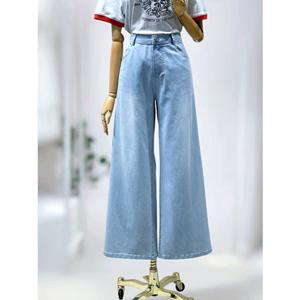 올리브데올리브 (OJ5XL545) 매직스판  360도 히든밴딩 와이드 데님팬츠