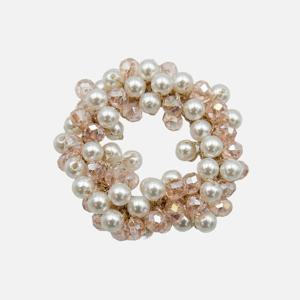 제이로렌 진주 크리스탈 버블리 헤어끈 H01433