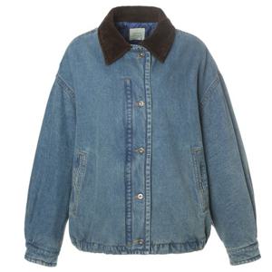 [톰보이]카라 배색 데님 점퍼 (9175413985)