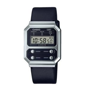 카시오 가죽 시계 공용 전자 빈티지 A100WEL-1A