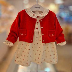 [아가방갤러리]아가방 웬디 원피스 세트(가디건) 01S524059