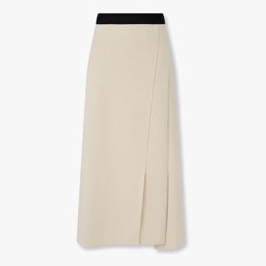 [보브]슬릿 디테일 밴딩 플레어 스커트 (7155335001)