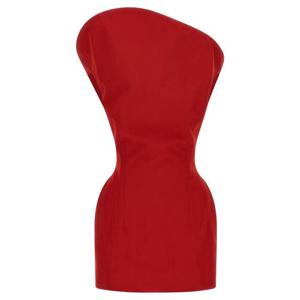 마그다뷰트림 숏 원피스 256725RED Red