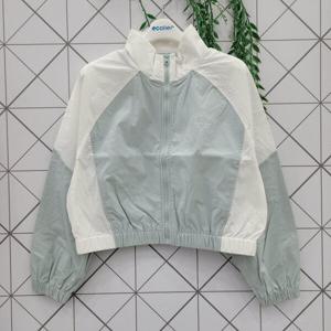 [에꼴리에]컬러 배색 쿨 와샤 반목 점퍼 24B0151_GN