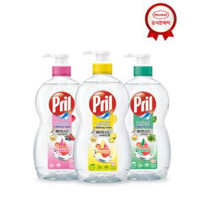 [헨켈]주방세제 프릴 베이킹소다/맑은식초 700ml(용기) x 3개