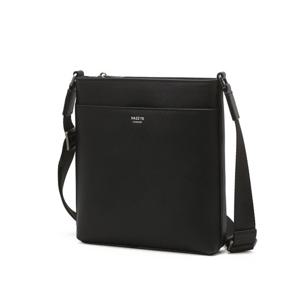 [헤지스]블랙 단색 가죽 크로스백 HJBA5F891BK