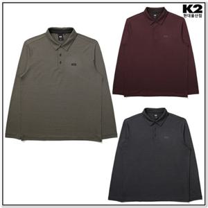 [K2] KMU24281US 남성 간절기 신축성 스트라이프 폴로 티셔츠