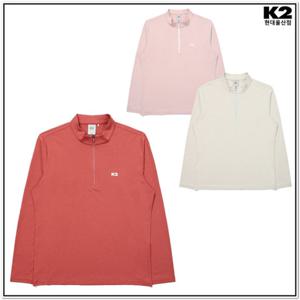 [K2]KWU24292US 여성 간절기 신축성 등산티 가을 심플 집업