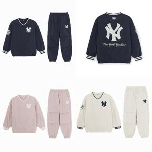 [MLB키즈DB] 스트릿 베이직 쿠퍼스 로고 우븐 맨투맨세트  (7AS2B1156)