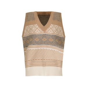 [올리비아하슬러]브이넥 자카드 베스트_OHDWSW104