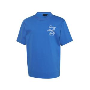 [와이드앵글]남성 SG 모션 블루종 라운드 티셔츠 WMM23272B8