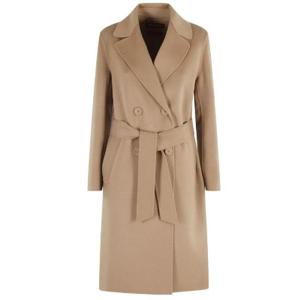 막스마라 스튜디오 더블브레스트 벨티드 롱 코트 2526016182600 010 TP948303168