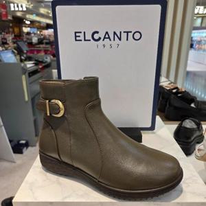 엘칸토 HC06 여성 양가죽 몰드 컴포트앵클부츠 3.5cm털기모 LCWA26U54C