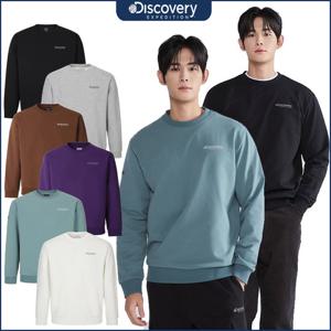디스커버리 25FW신상 남성/여성 공용 세미오버핏 덴버 기모 맨투맨 DXMT73056