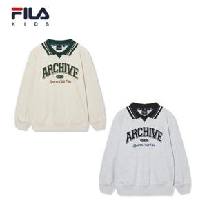 [FILA KIDS]에리 변형 PQ 맨투맨-FK253PO07X005