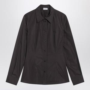 버버리 로고 자수 슬림핏 코튼 셔츠 8113598158871 B8757