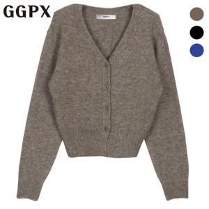 GGPX  모던 오피스룩 울 니트 가디건 (GO8KG054F)