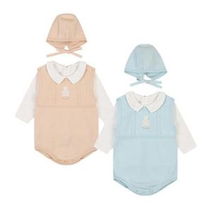 아가방 TC01 가을 페페니트바디수트(모자)(BEIGE,MINT)_ 01S527903