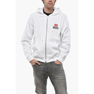 디젤 후드 티셔츠 A19705 RJXAP 100 White