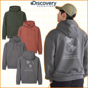 디스커버리 25FW 겨울 신상 남여공용 아웃도어 백그래픽 오버핏 기모 후드티 DXHD55056-ICTT