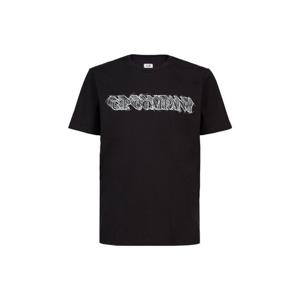 CP컴퍼니 남성 로고 프린트 블랙 반팔티 15CMTS241A 006586W 999