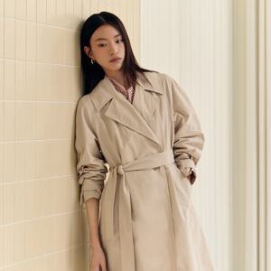 [TAG 499000원][케이엘바이린] 원버튼 트렌치 코트 KWTCOC0100