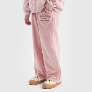 [아웃도어프로덕츠 키즈]여아_테리 기모 세미 와이드 팬츠 (핑크) OD244BPT71_PNK