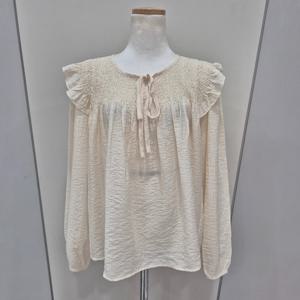 [나인스텝]끈리본셔링블라우스 N25NS5317 YS