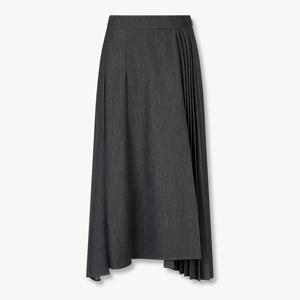 애시메트릭 롱 플리츠 스커트 (7155435800)