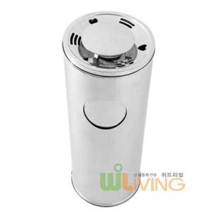 리빙 재떨이겸용 스텐휴지통(50리터)재털이뚜껑 쓰레기통 휴지통 오물통 스윙휴지통 홈데코 놀이터휴지통 관공서휴지통 아파트휴지통 빌딩휴지통