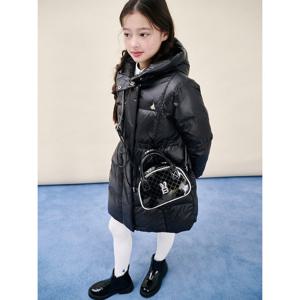 [빈폴키즈]퀼팅 에나멜 크로스백 - 블랙 (BI5YD2U025)