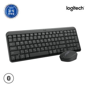 로지텍코리아 공식 MK250 콤보 수신기미포함 무선 블루투스 키보드마우스세트 그라파이트(블랙)